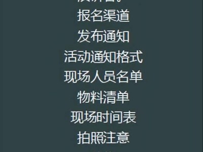 线上线下活动策划详细方案如何写