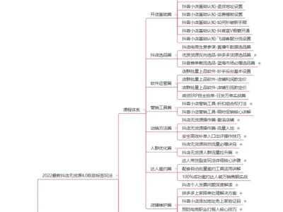 抖音小店代运营8-15天起店，抖音小店最新动销方法详解！